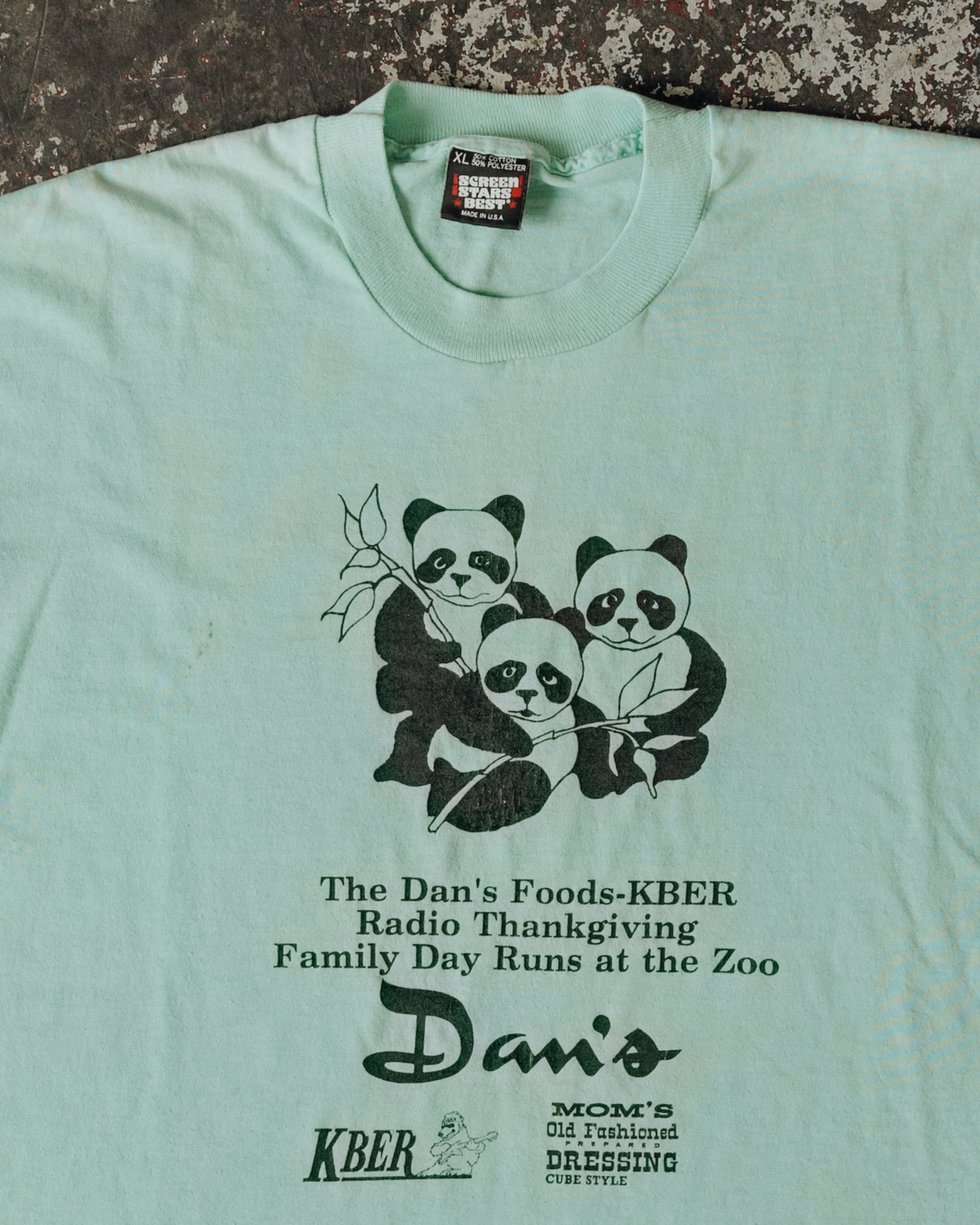 SINGLE STITCH PANDA TEE - XL