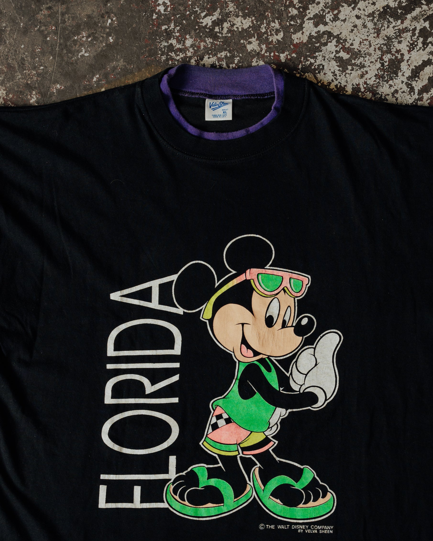 VELVA SHEEN MICKEY IN FLORIDA TEE - XL