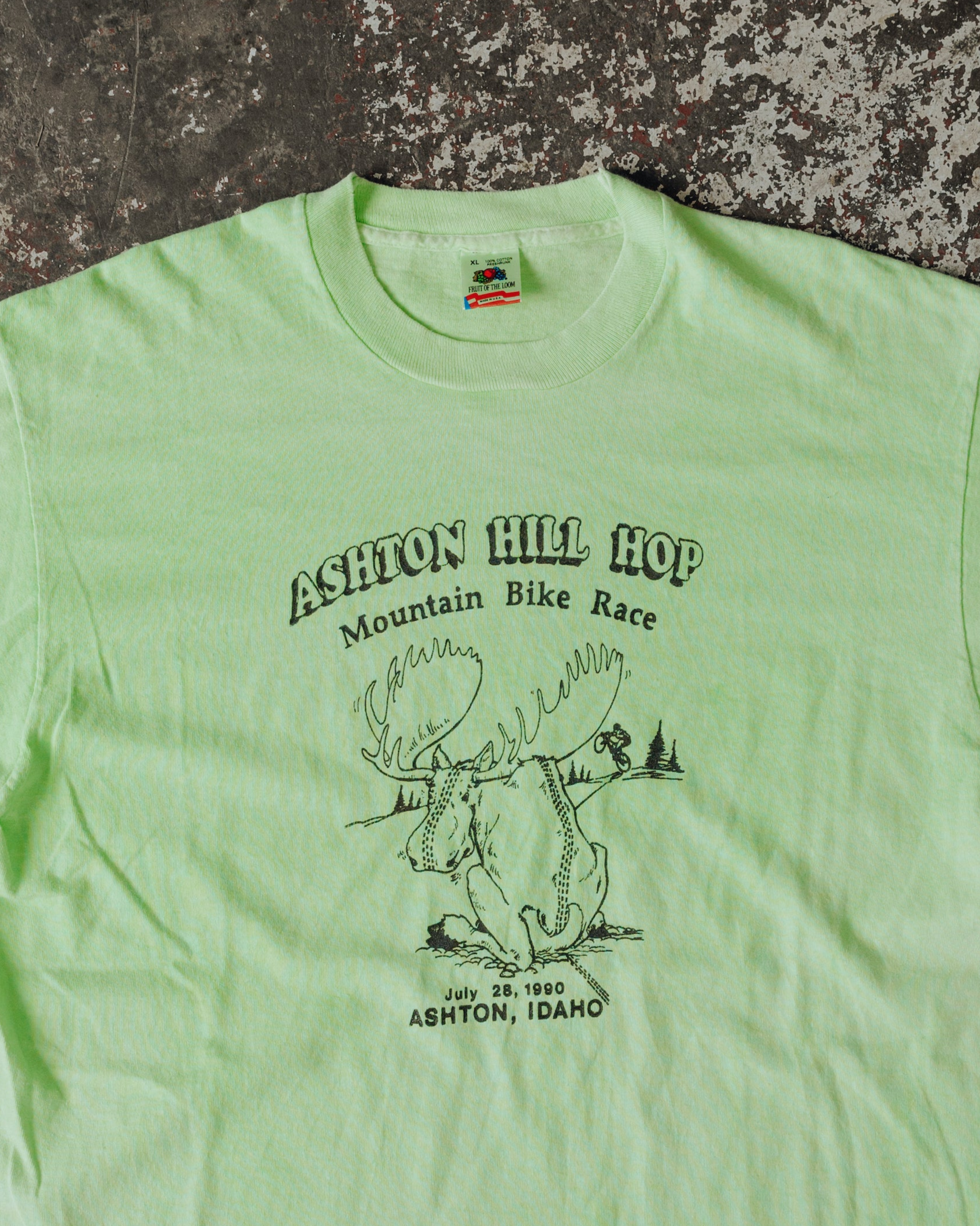 SINGLE STITCH ASHTON HILL TEE - XL