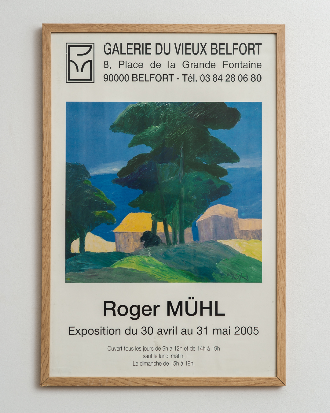 LITHOGRAPHIE ROGER MÜHL - GALERIE DU VIEUX BELFORT 2005