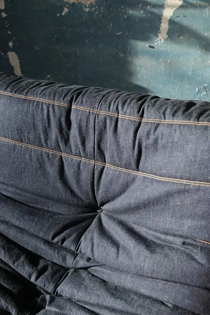 Reworked Denim Togo Sofa