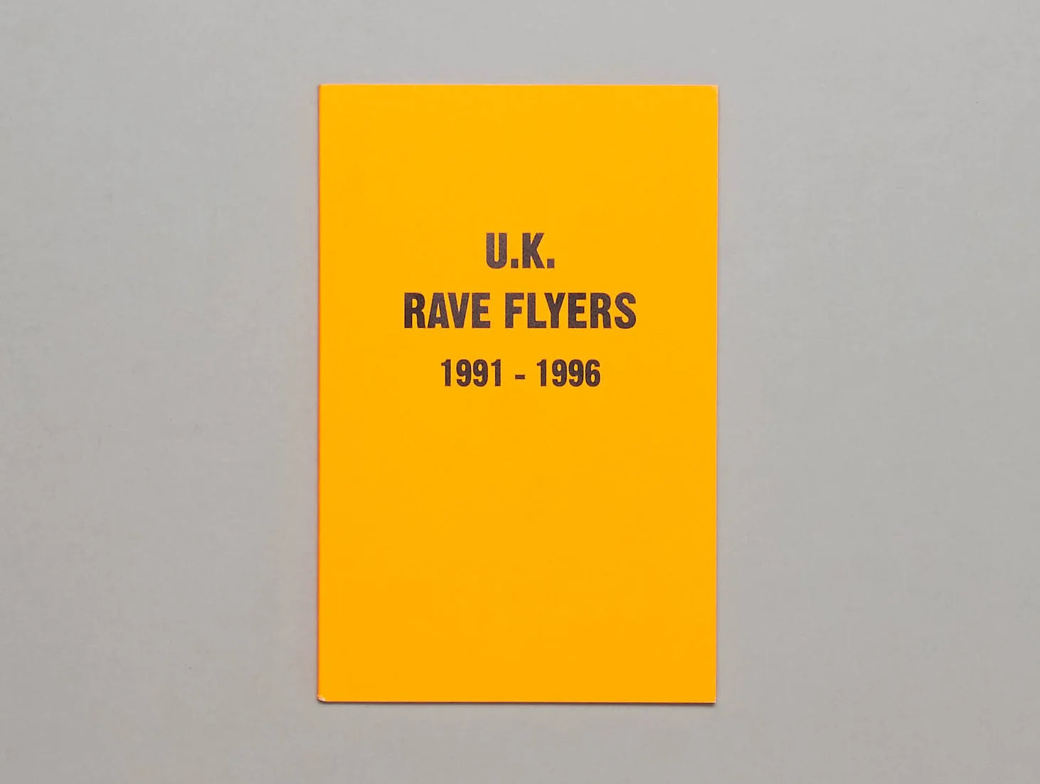 U.K. Rave Flyers (1991-1996)