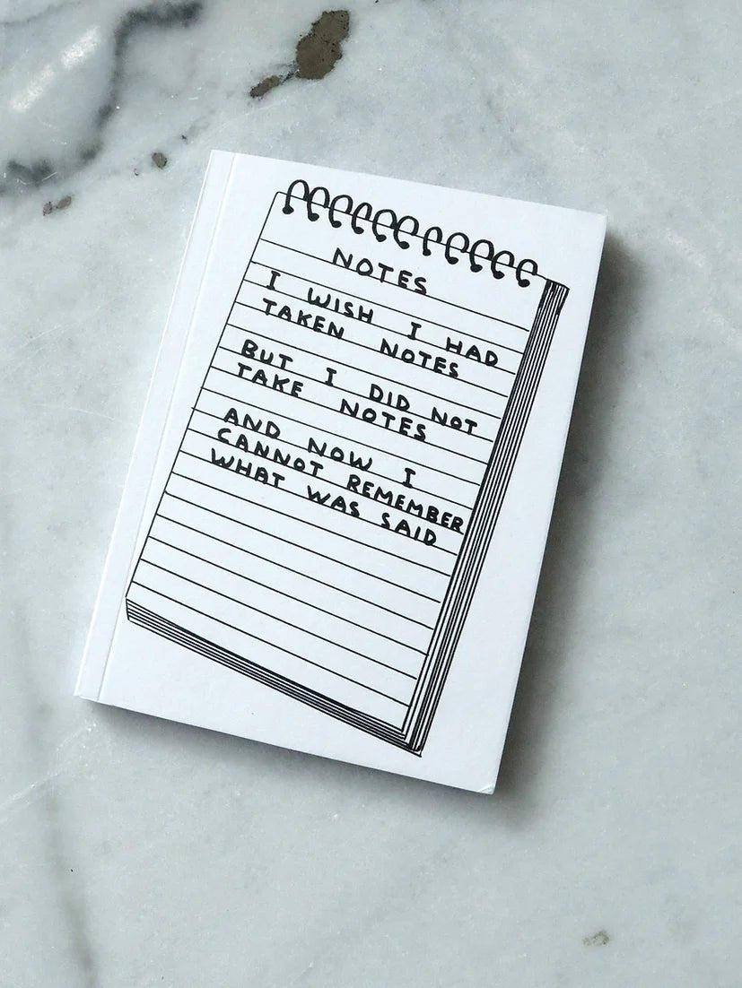 David Shrigley - Carnet de notes A6 - Le Taudis