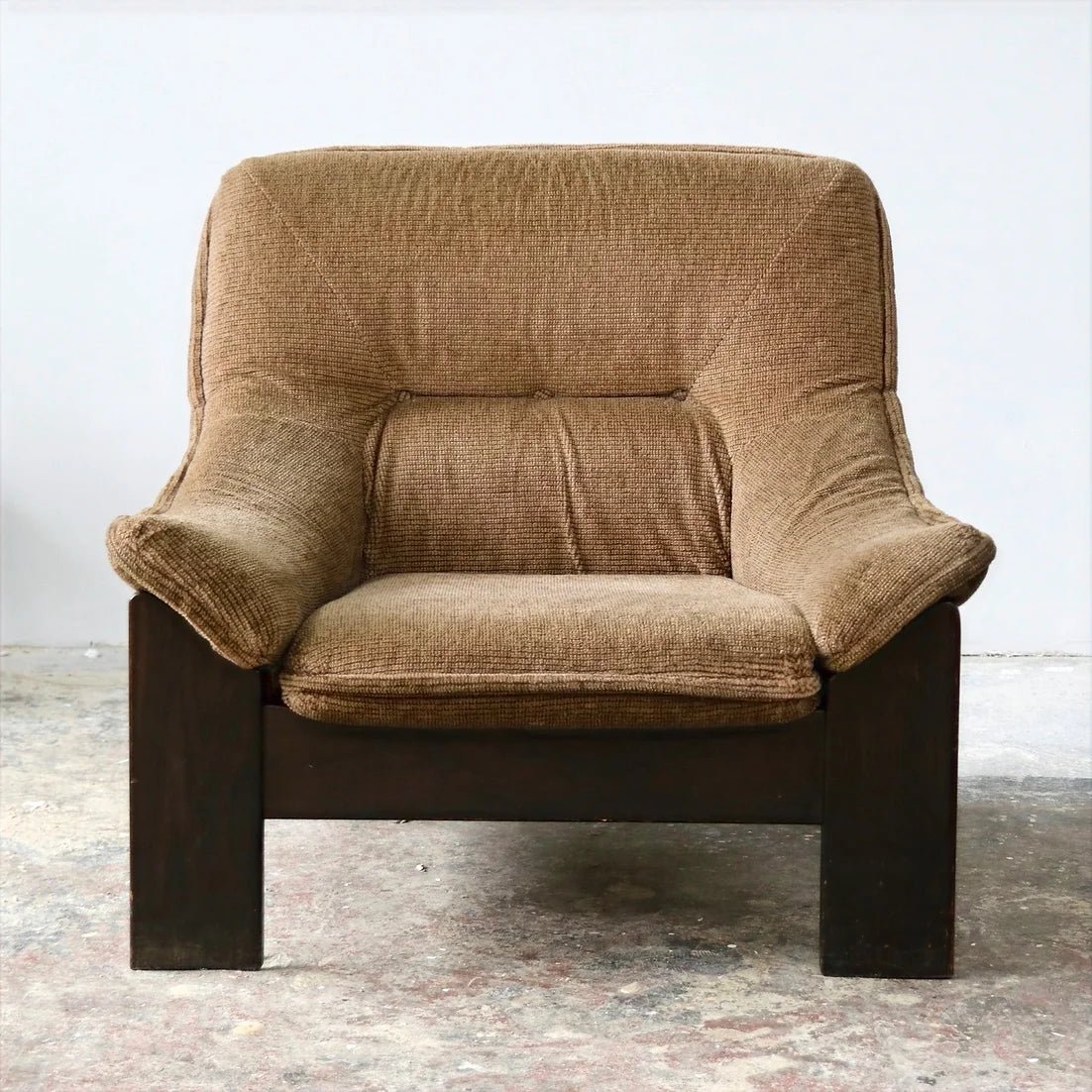 Fauteuil lounge brutaliste (1960) - Le Taudis